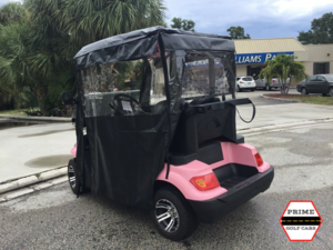 advanced ev 2 passenger golf cart enclosure, cart enclosure