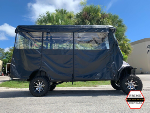 advanced ev 6 passenger golf cart enclosure, advanced ev enclosure