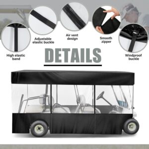 ezgo 6 passenger golf cart enclosure, ezgo cart enclosure